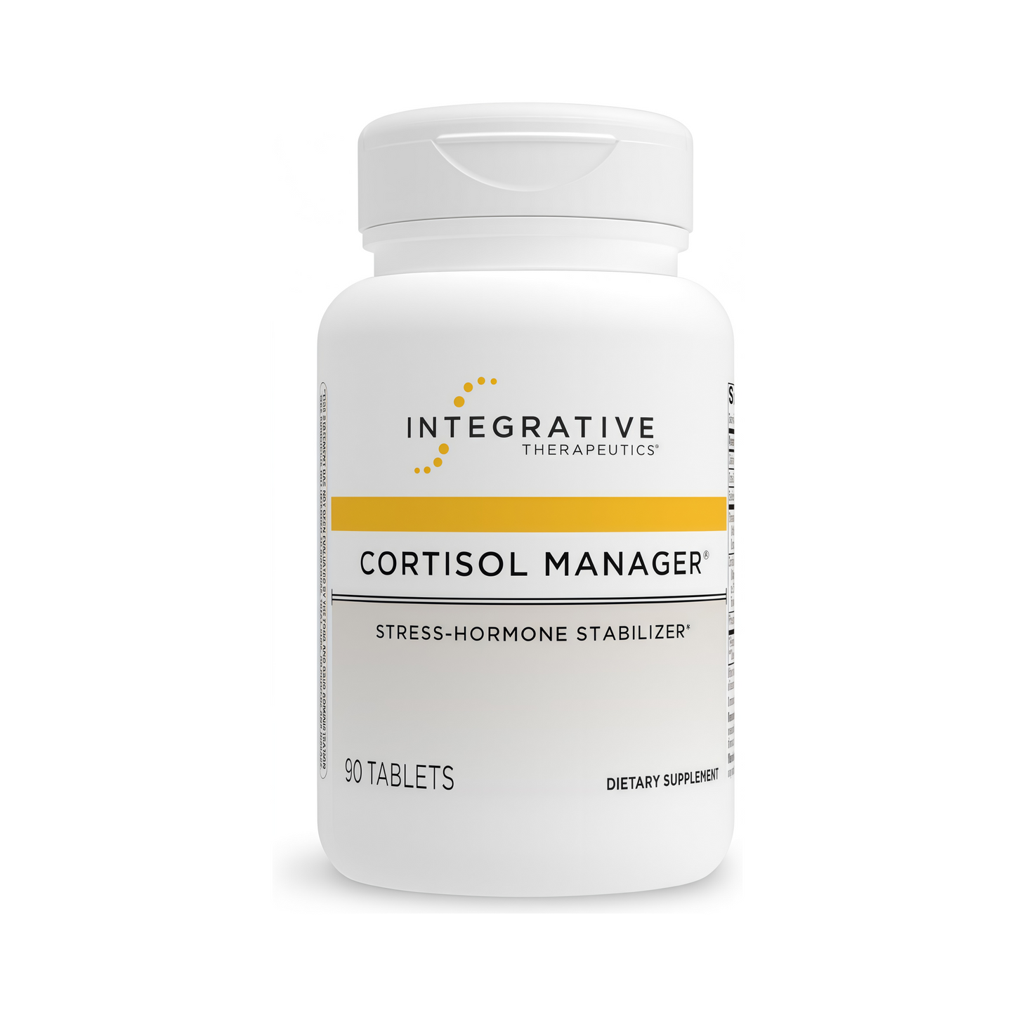Integrative Therapeutics® Cortisol Manager® – Cortisol Supplements for Men & Women – Stress Hormone Stabilizer – Support Relaxation for Restful Sleep* - Ashwagandha, L-Theanine – 90 Tablets